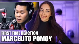 First Time REACTION to Marcelito Pomoy - The Prayer  LIVE on Wish 107.5 | WHAT IN THE TWO VOICES ?