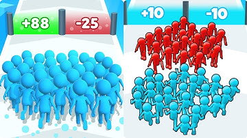 Join Blob 3D vs Count Master 3D 🍕🍕🖤🖤💖💖🍕🍕Walkthrough Android IOS Gameplay WR565