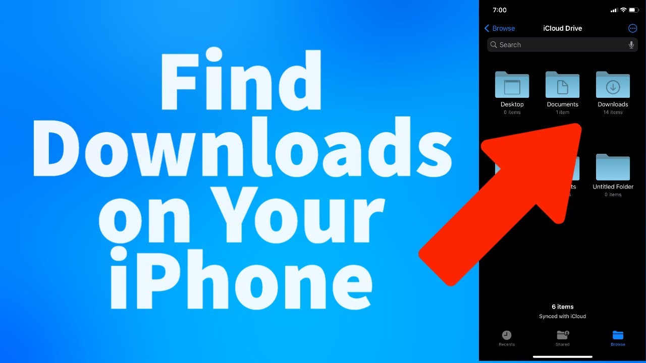 How to Find Downloads on iPhone YouTube