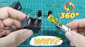 Tại sao công tắc 6 chân lại đảo chiều Motor được? ( Giải thích chi tiết cách đấu )