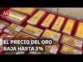 Precio del oro cae tras altas expectativas de tasas de la Reserva Federal