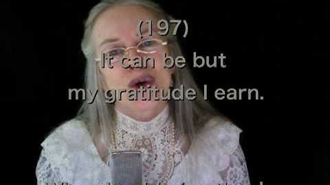 ACIM Lesson 217 - Review of Idea 197 - It can be but my gratitude I earn.