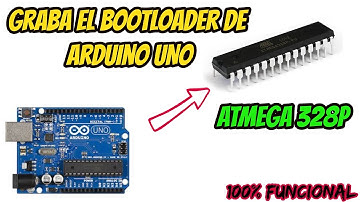 GRABA EL BOOTLOADER DE ARDUINO UNO (ATMEGA328P-U/PU)