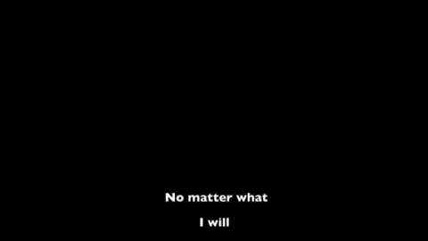 No Matter What - Palindrome Poem