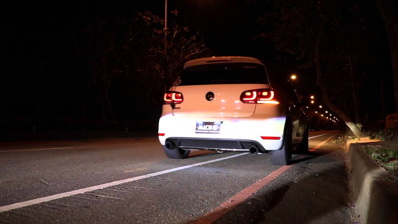 r20 insulation Volkswagen GOLF GTI MK6 Mach5 Performance Exhaust Valve Close/Open sound !!