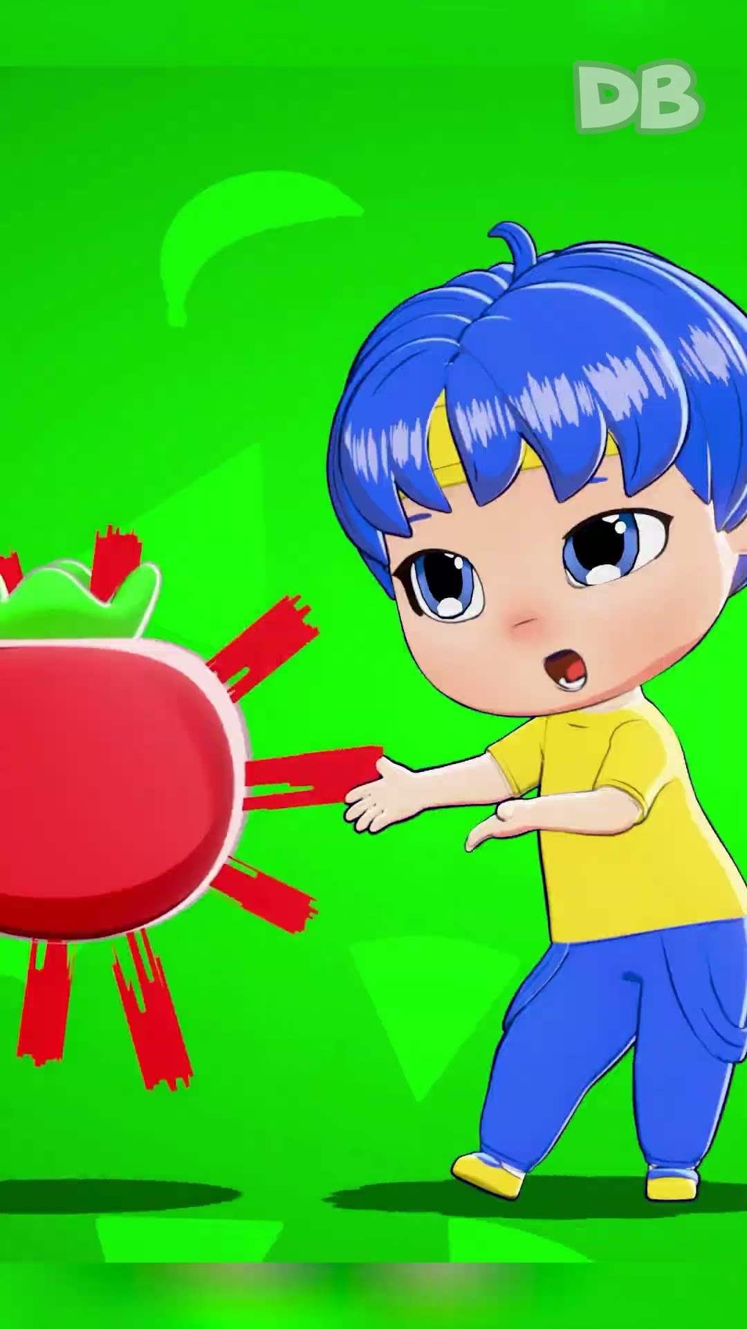 Yummy Fruits \u0026 Vegetables with Anime Heroes | D Billions #shorts #db