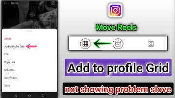instagram reels add to profile grid option missing | add to profile grid instagram not showing