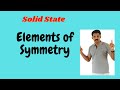 Elements Of Symmetry Solid State AJT Chemistry 