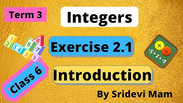 6th maths tamil Term 3 Chapter 2 (Integers ) introduction TN samacheer class 6 exercise 2.1