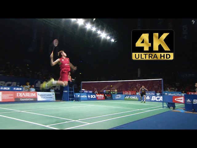 [4K50FPS] - MS - Lee Chong Wei vs Kenchi Tago | 2014 Indonesia Open class=