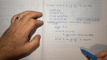 How to show that a^3 + b^3 ≥ abc(a/c + b/c)