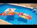 الأولاد ناموا في حمام السباحة 🤣 ( افتتاح موسم الصيف في منزل سوبرفاميلي 🌊🌞)