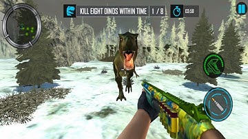 Real Dino Hunter Fps Shooter Android ios Gameplay - Dinosaur game - iGames0803 part 20