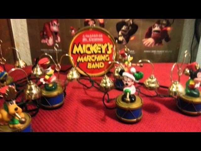 Mr Christmas Mickey's marching Band on Lenyvintage - YouTube