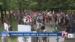 Concerns over USPS and mail-in voting