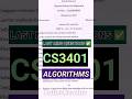 Algorithms (CS3401) #cs3401 #algorithms #annauniversity #4thsemester#engineering #semesterexam#r2021
