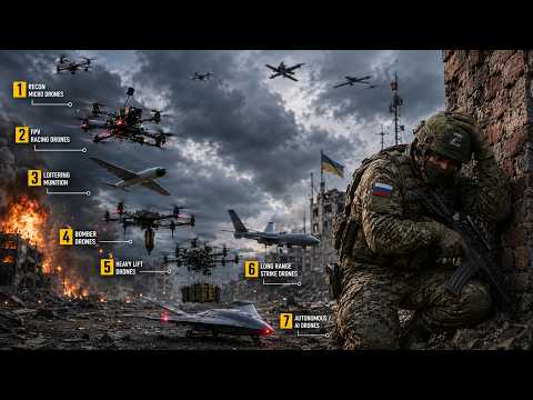 The 7 Levels of Military Drones in Ukraine — Explained