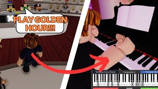 Judges BEGGED me to play GOLDEN HOUR - Roblox Got Talent