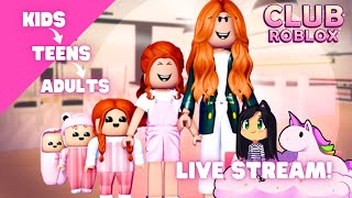 BABIES AGE UP INTO ADULTS IN CLUB ROBLOX! 👶➡️👩