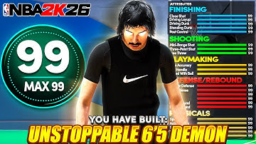 Nieuwe 1,96 meter lange META BUILDS nemen NBA 2K26 over 99 3 + 93 DUNK + LEGEND LIGHTNING LANCERING