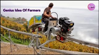 Genius Idea Of Farmers | Smart Transport Methods