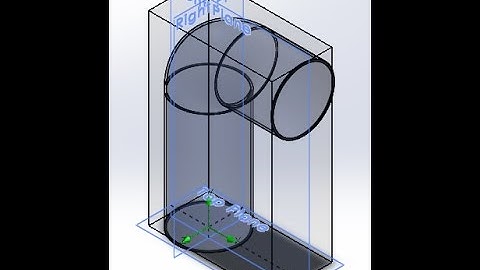 1.4 Applying Boundary Conditions To Bend Pipe In Solid works 2014
