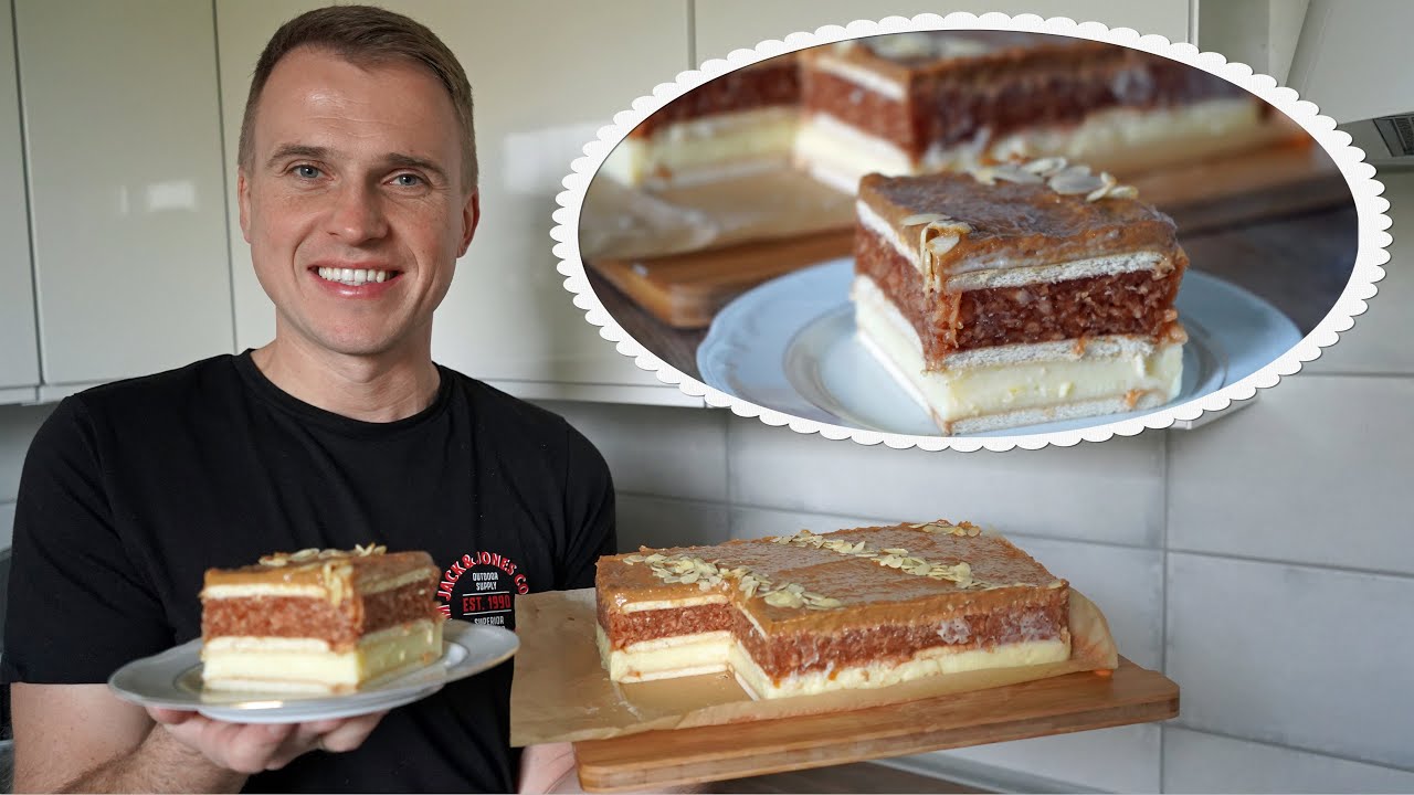 Szarlotka Kajmakowe Marzenie bez pieczenia. Przepis na pyszne ciasto z jabłkami budyniem i kajmakiem