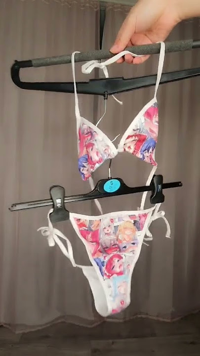 Anime Bikini from Japan with Ecchi Hentai Anime Ahegao Print #shorts