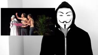 Naked FEMEN disrupt Muslim conference in France - Anonymous