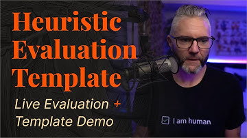 Live Heuristic Evaluation + Template Demo - Heuristic Evaluation Template (2 of 2)
