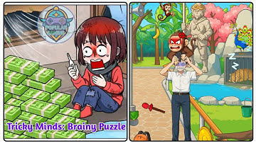 Tricky Minds Brainy Puzzle Level 110: Make The Money Stop !Gameplay Solution