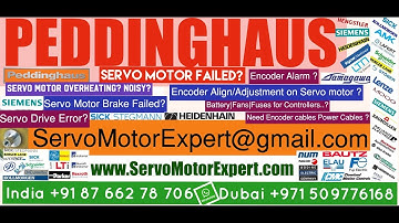 Peddinghaus Siemens  servo drive failure causes,servo motor encoder problems, Drive Data, Faults