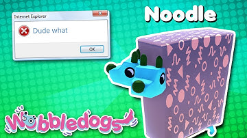 This dog broke my game in Wobbledogs