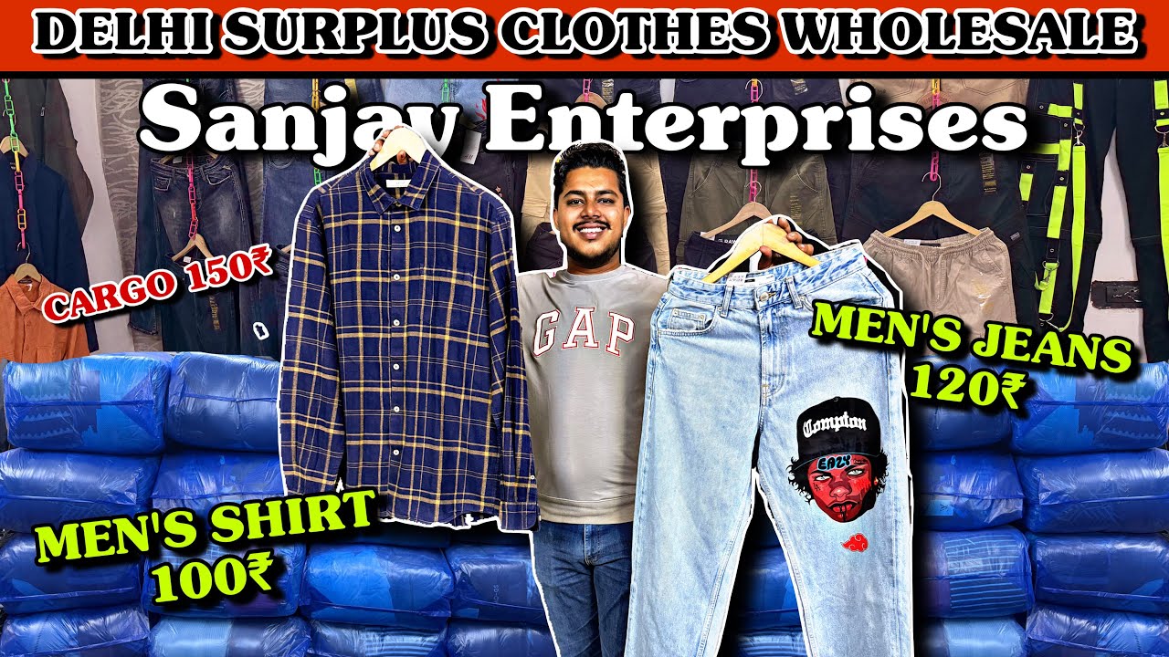 Delhi’s Cheapest Jeans Market! 😱 Sirf ₹120/- mein Men’s Jeans & Trousers | Tagore Garden Wholesale 