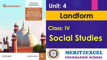Class 4 - Social Studies - HW10 | Landforms | Oxford Social Studies for Pakistan 4 | M.E School