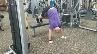 Pike Push Up From Bench/Box
