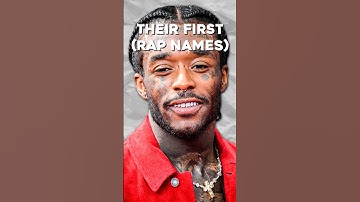 Rappers That Had CRAZY First Rap Names