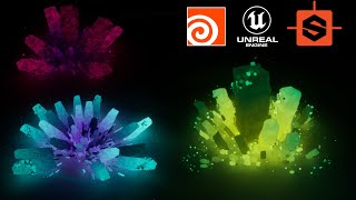 Houdini Crystal Generator Tool Demo