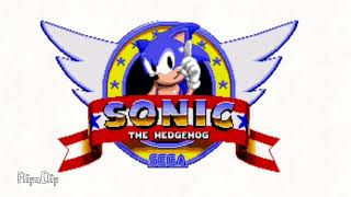 Sonic 1 Title Screen Sprite Animation