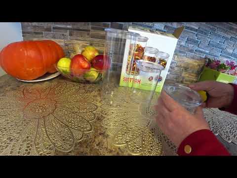 s185 Набор емкостей (банок) для сыпучих продуктов Simax (0,5л;0,8л;1,4л) s185 Набор емкостей (банок) для сыпучих продуктов Simax (0,5л;0,8л;1,4л)