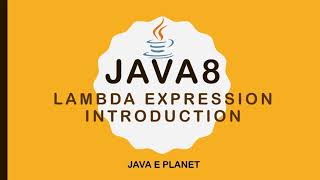How To Use Lambda Expression In Java 8|| Functional Programming|| Java 8|| Java E Planet #java