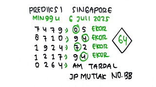 PREDIKSI SGP 6 JULI 2025 | BOCORAN TOGEL SGP HARI INI | RUMUS EKOR SGP HARI INI