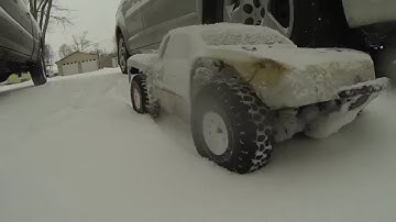 Slash 4X4 In snow(MUST WATCH)