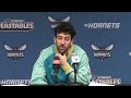 Hornets vs Thunder: Vasa Micic Postgame Media Availability | 4/7/2024