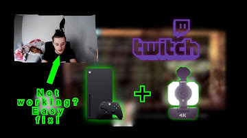 Xbox Series X Webcam Not Working Fix!