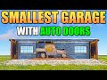 The smallest auto door garage base possible in rust