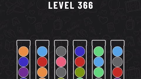 Ball Sort Puzzle Level 366 #ballsortpuzzle #ballsortpuzzlegameplay #puzzlegame #mobilegames
