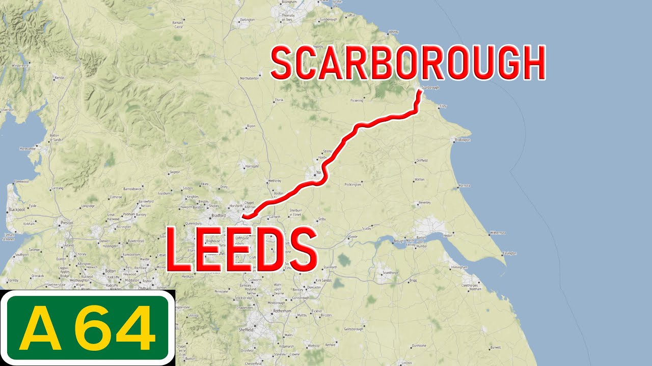 England Road Tours A64 Scarborough To Leeds YouTube England Road Tours A64 Scarborough To Leeds YouTube
