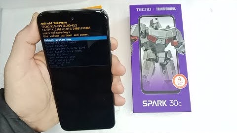 comment faire un formatage pour Tecno Spark 30c, how to make a hard reset for Tecno spark 30c