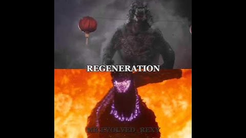 Godzilla 2014 vs Shin Godzilla #godzilla #edit #monsterverse #toho